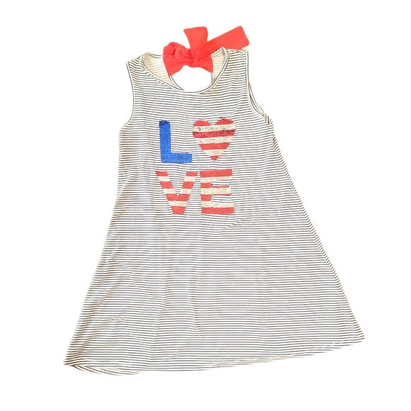 Btween 4th of July independence day July 4th tank top dress size 7. - Picture 6 of 6